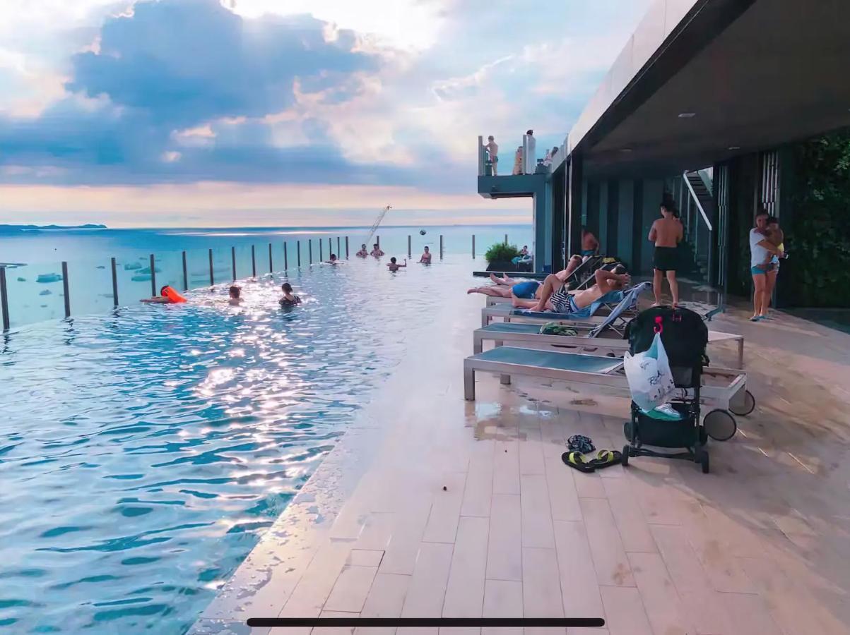 Ferienwohnung Great Location With Infinity Pool -Central Pattaya Exterior foto