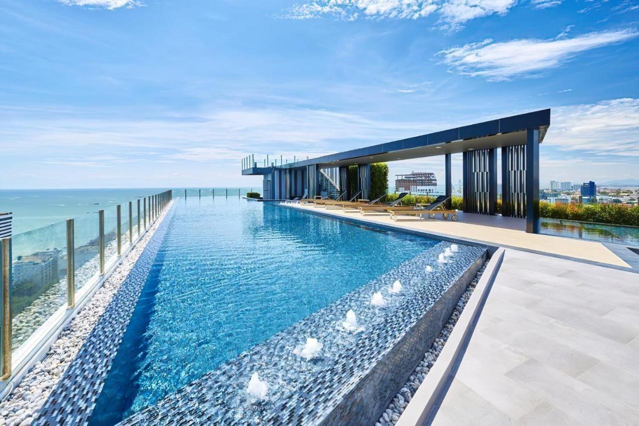 Ferienwohnung Great Location With Infinity Pool -Central Pattaya Exterior foto