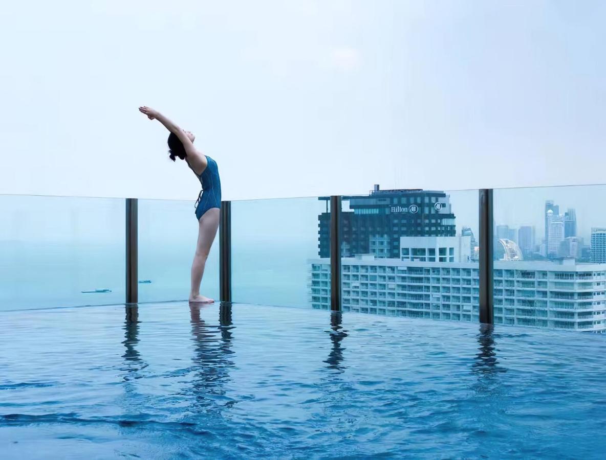 Ferienwohnung Great Location With Infinity Pool -Central Pattaya Exterior foto