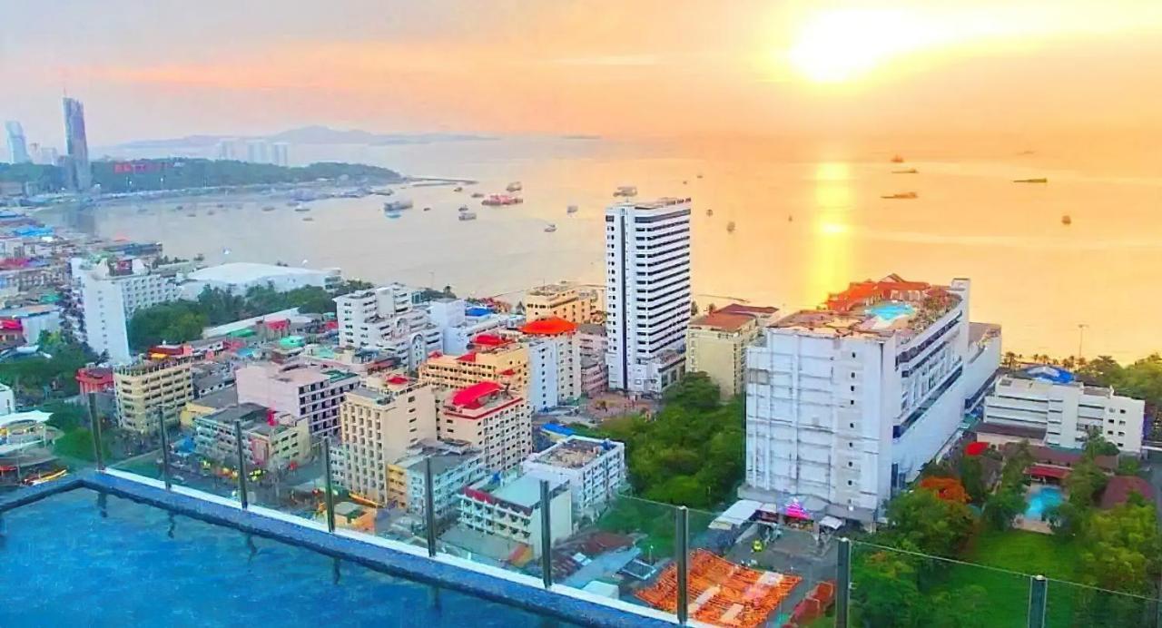 Ferienwohnung Great Location With Infinity Pool -Central Pattaya Exterior foto