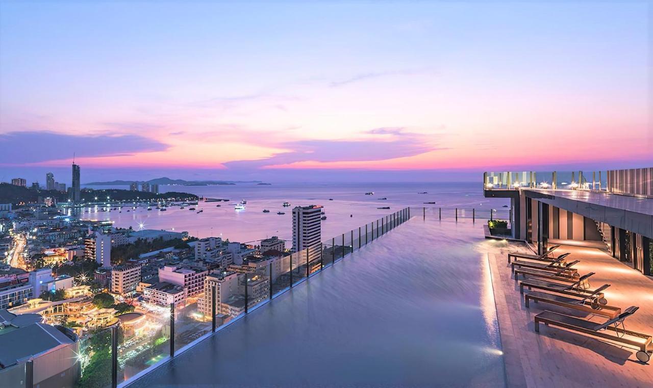 Ferienwohnung Great Location With Infinity Pool -Central Pattaya Exterior foto