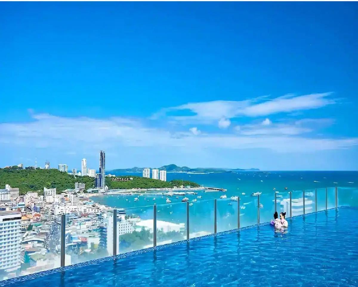 Ferienwohnung Great Location With Infinity Pool -Central Pattaya Exterior foto